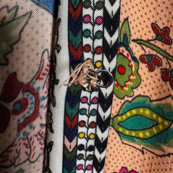 Farm Rio Anthropologie Clara Wrap Maxi Floral Dress Sz Large - Picture 9 of 12